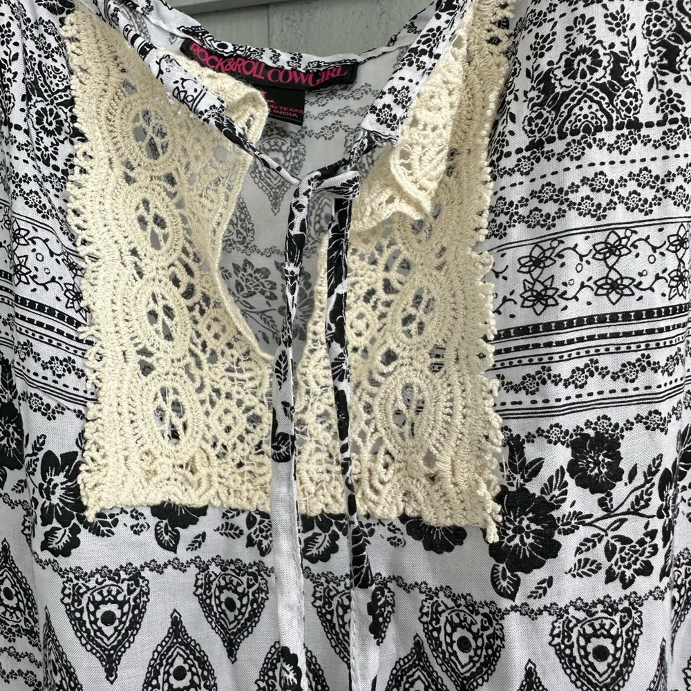 Flirty ROCK & ROLL COWGIRL Print Dress - LG - Picture 6 of 6